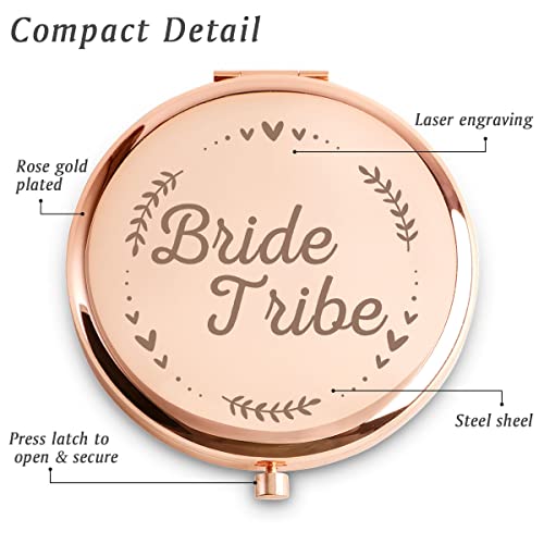 Personalized Engraved Compact Mirror - Bridal Party Gifts
