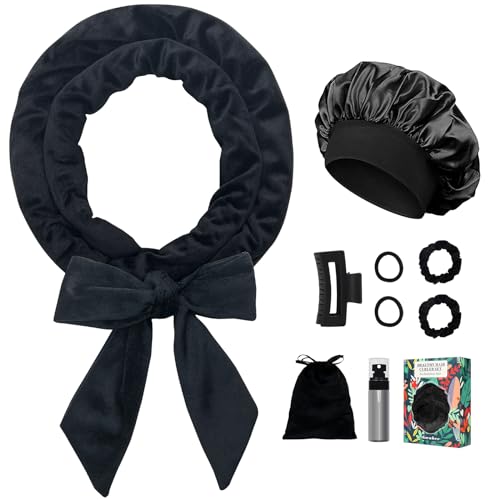 Gwabee 70" No Heat Hair Curlers Set - Soft Velvet Overnight Curls Headband