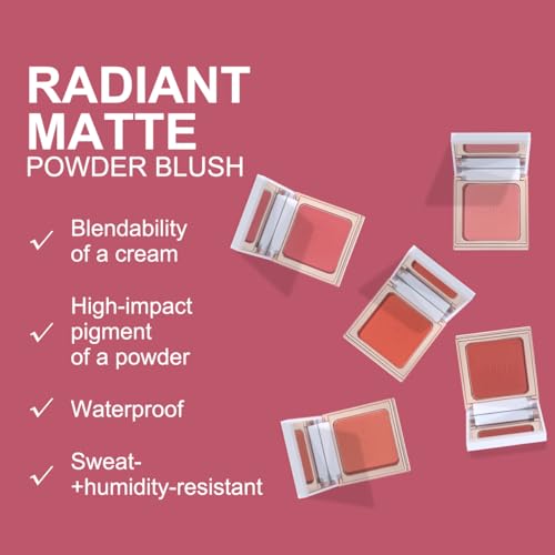 Corlo Matte Blush Powder - Highly Pigmented Buildable Cheek Color