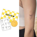 Semi-permanent Tattoos,Realistic Fake Tattoos,Last 7-15 Days,Waterproof Non-reflective Temporary Tattoo Stickers,Cruelty-free,Uniquely Designed Exquisite Packaging(Bowknot)