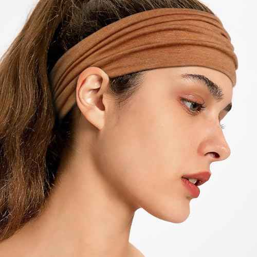 AKTVSHOW Headbands for Women Non-Slip Head Band for Women¡¯s Hair Wide Thick Sweat Hair Bands, Trendy Hair Accessories for Women's Yoga, Workout, and Fashion