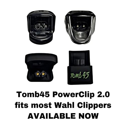 Wireless charging PowerClip adapter fits WAHL¢ç SENIOR¢ç and any metal body WAHL clipper, adapter only. Use with Tomb45 PoweredMat or Expansion Modules.
