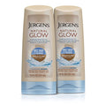Jergens Natural Glow +FIRMING In-shower Self Tanner Body Lotion, Sunless Tanning for Medium to Tan Skin Tone, Anti Cellulite Firming Moisturizer, for Gradual Natural Fake Tan, 7.5 Ounce (Pack of 2)
