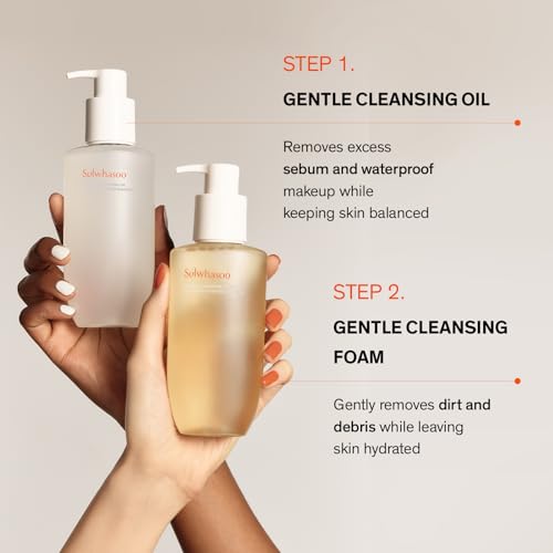 Sulwhasoo Gentle Cleansing Foam ? Hydrating Daily Gel-to-Foam Facial Cleanser with Korean Herbal Ingredients Removes Makeup, Dirt & Impurities, Softens & Refreshes Skin Korean Skincare Face Wash