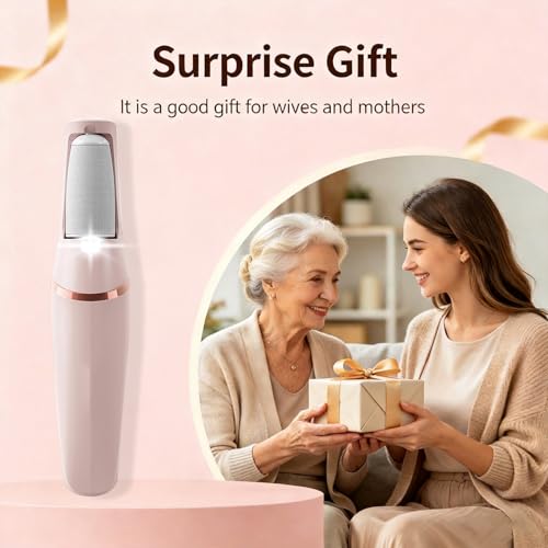 Rechargeable Electric Callus Remover with 2 Speeds & Heads