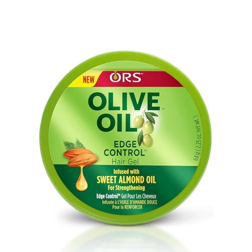 ORS Olive Oil 2in1 Shine Mist & Heat Defense Style & Sculpt Perfect Blend Wax Stick Styler Infused with Beeswax to Seal in Moisture Olive Oil Edge Control Hair Gel - Bundle