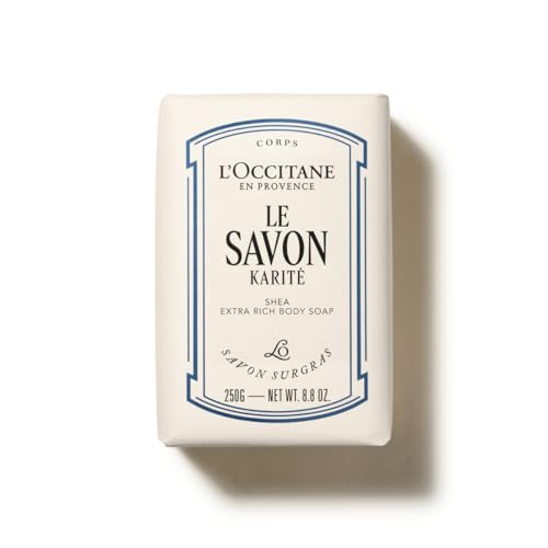 L'OCCITANE Shea Butter Hand & Body Soap Bar - Moisturizing & Soothing