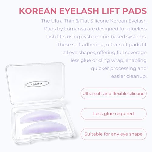 Lomansa Lash Lift Pads with Glue Balm Eyelash Perm Kit