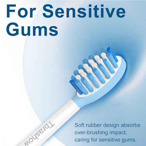 Replacement Toothbrush Heads for Philips Sonicare Toothbrush Heads, Compatible with Philips Click-on Toothbrushes, Sensitive Gum Care, 8 Pack