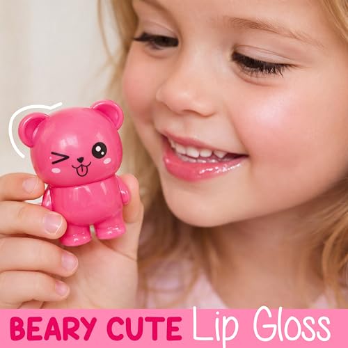 EXPRESSIONS 5-Piece Scented Bear Lip Gloss - Fruity Flavors