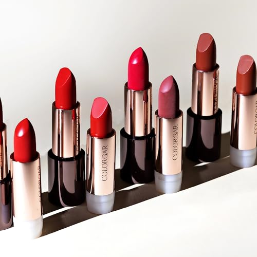 Aromi Metallic Liquid Lipstick | Chestnut Rose Lip Color with Shimmery Finish, Long-lasting + Long Wear, Smudge Proof, Waterproof, Vegan, Cruelty-free (Burgundy Quartz)