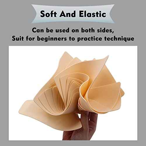 Rayyl Tattoo Practice Skin Transfer Paper Tool Kit - 66Pcs Include Tattoo Fake Skins with Transfer Paper Machine Pen Covers and Ink Cups Grip Tapes Tool Kit for Beginners & Artists