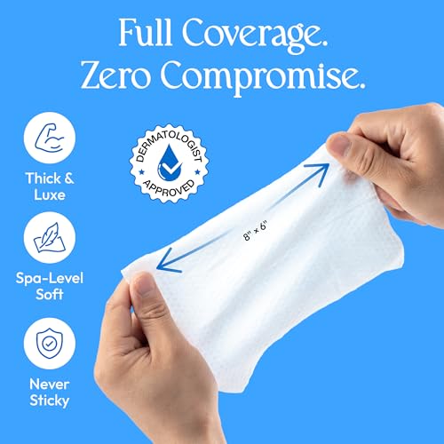 Fomin Hand Sanitizer Wipes - 8 Bags, 15 Sheets Each - Unscented & Biodegradable