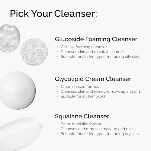 Glucoside Foaming Cleanser – Gentle Face Wash, 5.1 oz
