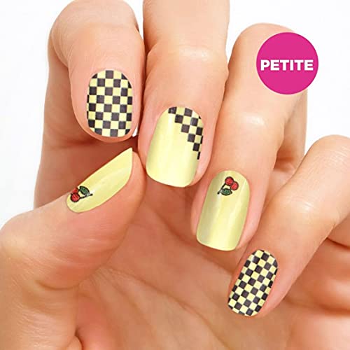 Checks n' Cherries - Color Street Nail Strips (Petite), FDC235