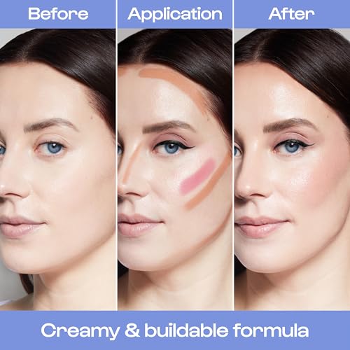 Alleyoop Stack The Odds ? All-in-One Cream Makeup Palette with Blush, Contour, Bronzer & Highlighter, Stackable Face Palette for Natural Color, Easy Touch-Ups & Travel Makeup Convenience, Sassy Pants