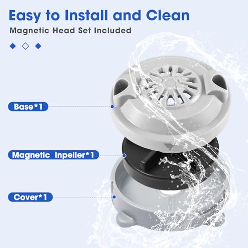 Pipeless Magnetic Jet Head Motor for Pedicure Spa Chair