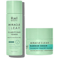 Rael Miracle Clear Bundle - Clarifying Toner (5.1 oz), Barrier Cream (1.8 oz)