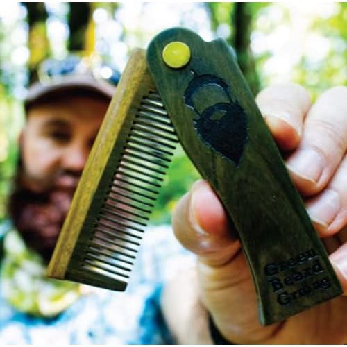 Tree-mendous Sandalwood Folding Comb - Durable Pocket Combs that Plant Trees by Green Beard Grmng