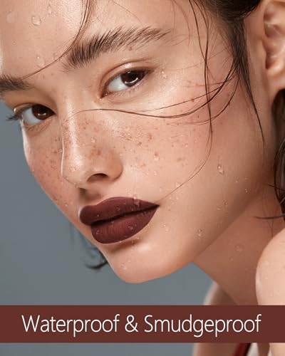 MAKI YIKA Coffee Brown Matte Lipstick Long Lasting, Cruelty-Free for Women