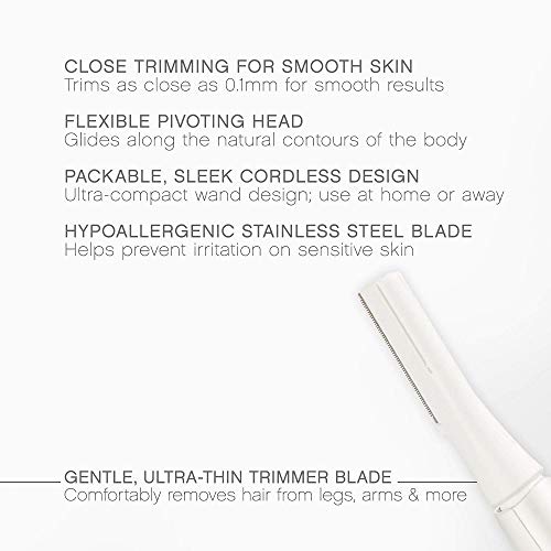 Portable Hair Removal Trimmer for Women - Gentle & Compact
