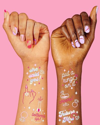 Bride's Ring Finger Temporary Tattoos - Foil Bachelorette Party Favors
