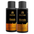 Inoar Blends Shampoo & Conditioner Kit with Vitamin C, Coconut, Avocado and Argan Oils for Deep Hydration, Repair, Shine, 16.9 Fl Oz Each