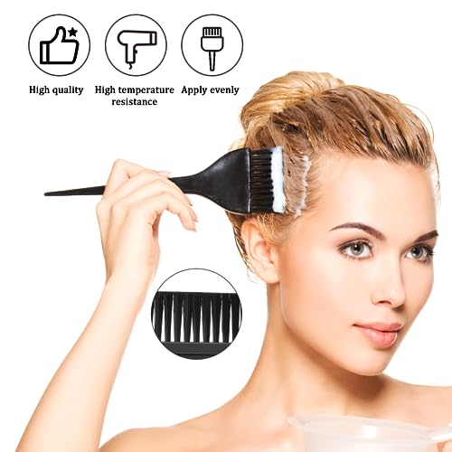 Professional Hair Coloring Brush Kit - Dyeing & Tinting Tools for Salon & Home Use