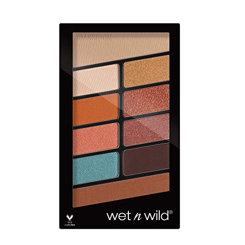 wet n wild Color Icon Eyeshadow Makeup Palette 10 Pan, Not a Basic Peach