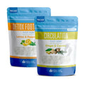 Epsom Salt Foot Soak Bundle (2 Pack) - Natural DIY Foot Spa with Scoop