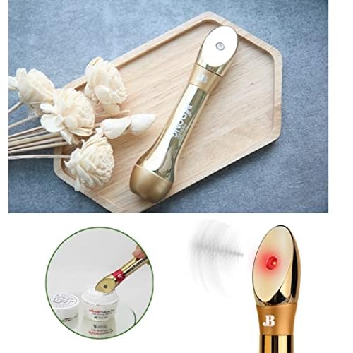 LED-VRANG Korean Skin Care Facial Massager Lifting Wrinkle Care LED Light Therapy Vibration Auto Sensor ON/Off (Gold)