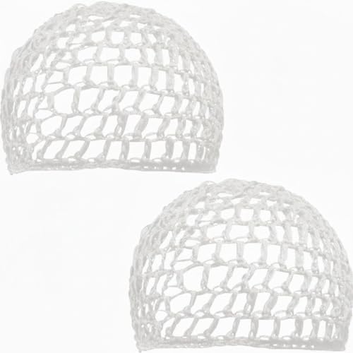 2-Pack Satin Hair Wrap & Crochet Net Set - Nighttime Protection
