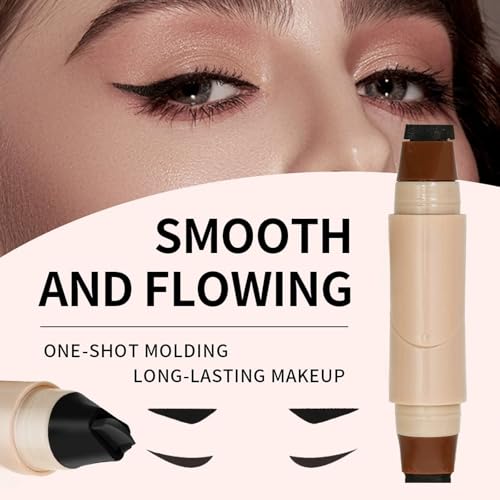 Foldable Eyeliner Stamp Duo - Waterproof Winged Liner for Cat Eyes