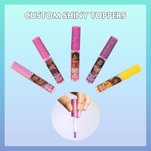 Moana 2 Plant-Based Lip Gloss Set, 7 Pack for Girls