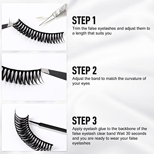 FADLASH Eyelash Glue - Strong Hold, Waterproof, Latex Free