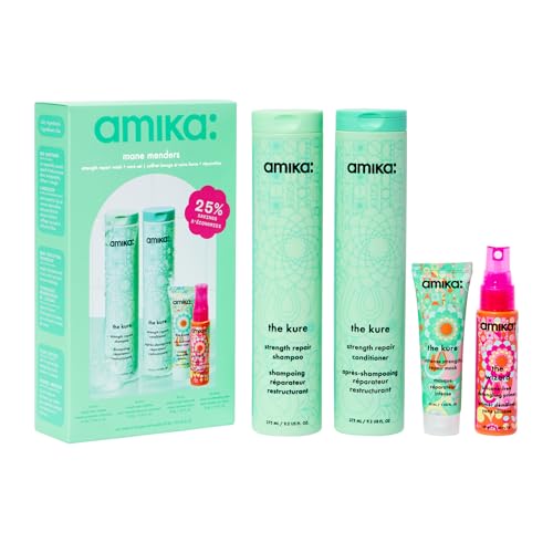 Amika Mane Menders Strength Repair Shampoo & Conditioner Set