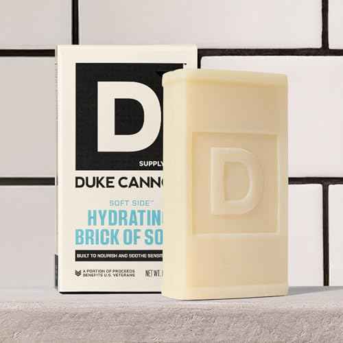 Duke Cannon Supply Co. Soft Side Hydrating Brick Of Soap For Men - Shea Butter - Sandalwood Scent - 6oz