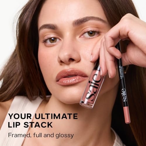 Saie Glossybounce Hydrating Lip Gloss Oil Hybrid - 0.17 oz