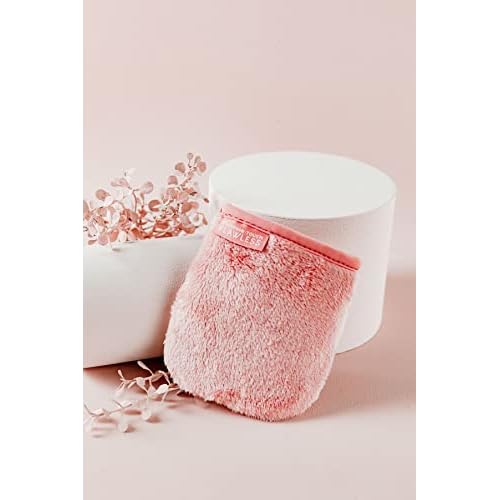 Finishing Touch Flawless Facial Mitt - 7-Day Makeup Remover Cloth Set, Reusable Pads, Face Wipes, Clean and Clear Face