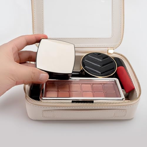 Clear Makeup Bag Organizer - Travel Toiletry Case for Women