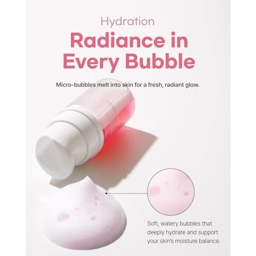 Mucin Mineral Vita Bubble First Essence Duo with Micro-Bubble Formula and 2-in-1 Toner Serum, K Beauty for Glass Skin, 4.06 Fl Oz (2.03 Fl Oz x 2ea) ? Hydrating Firming, Valentine's Gifts