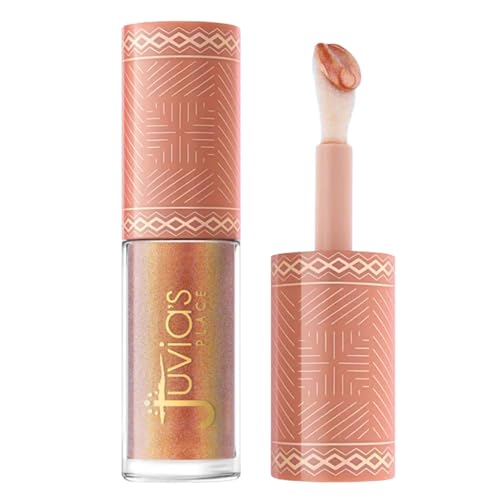 Juvia's Place Nubian Earth Glass Gloss Lip Gloss Oasis - Non-sticky Lip Makeup, Hydrating, Tinted Lip Gloss, Shine & Glow Lip Makeup, Beauty & Personal Care Products for Lips