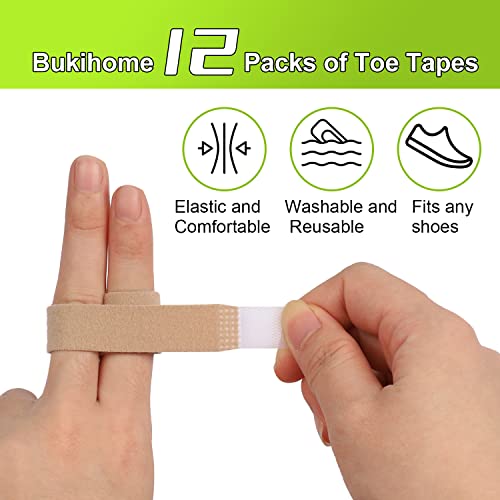 Hammer Toe Straighteners 12 Pack - Toe Splints & Correctors