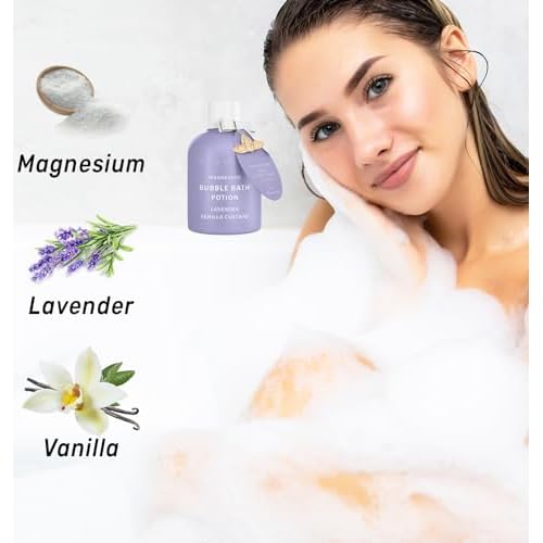 Luxury Creamy Lavender Bath Gift Set for Women and Men- Pack of 2