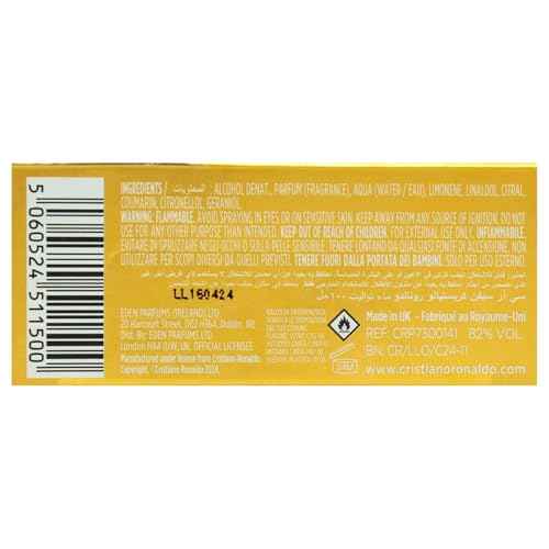 CRISTIANO RONALDO CR7 Discover - Eau de Toilette for Men - Long-Lasting Mens Cologne Spray - Orange, Vetiver, Patchouli Cologne for Men - 1.7 oz