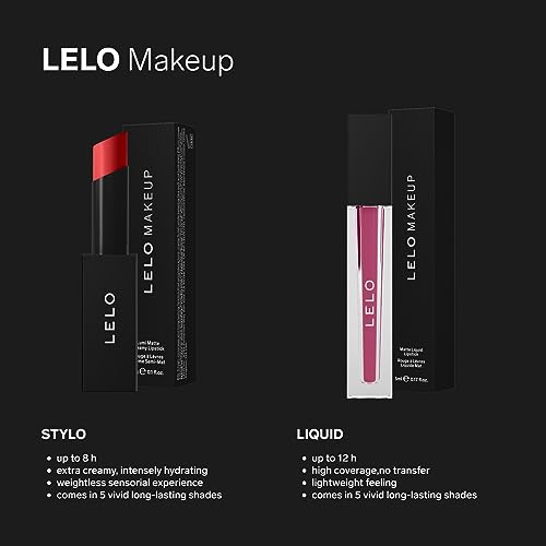 LELO MAKEUP - LIQUID Lipstick - Long Lasting Matte Liquid Lipstick, Kiss Proof Long Lasting Lipstick, Long Wear Lipstick - 07 HORIZONTAL TANGO