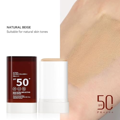 Soelegant SPF 50+ Mineral Foundation Stick for Face & Body, Hydrating Waterproof Makeup