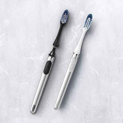 Oral-B Clic Toothbrush Sensitive Clean Replacement Brush Heads, White, 2 Count (Pack of 3)