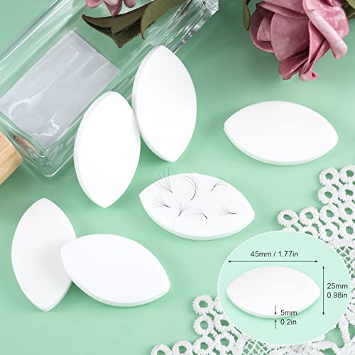 30Pcs Eye-Shaped Lash Extension Practice Sponges