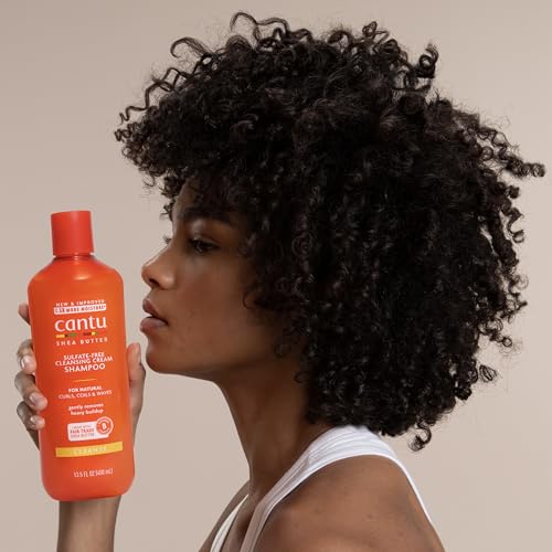 Sulfate-Free Cleansing Cream Shampoo with Shea Butter - 13.5 oz, Natural Hair